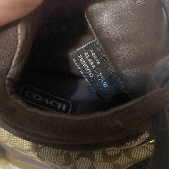 Coach Wedge shoes 8.5+2 bangle🧡bracelets COACH logos - Picture 16 of 17